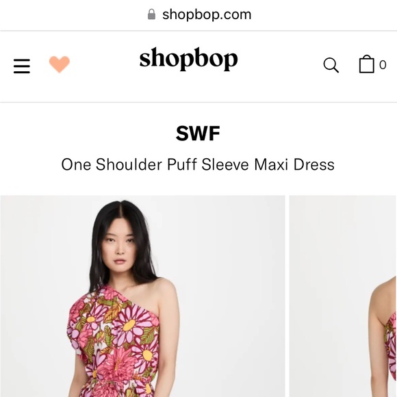 Size Medium SWF Shopbop one shoulder floral maxi. Stunning! - Picture 2 of 3